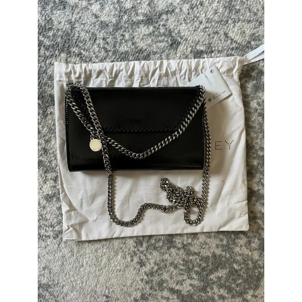 Stella McCartney Fabella Crinkle Faux Leather Crossbody Bag – NWT - Picture 9 of 11